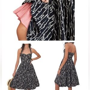 Anthropologie Girls From Savoy Cerys Halter Midi Dress